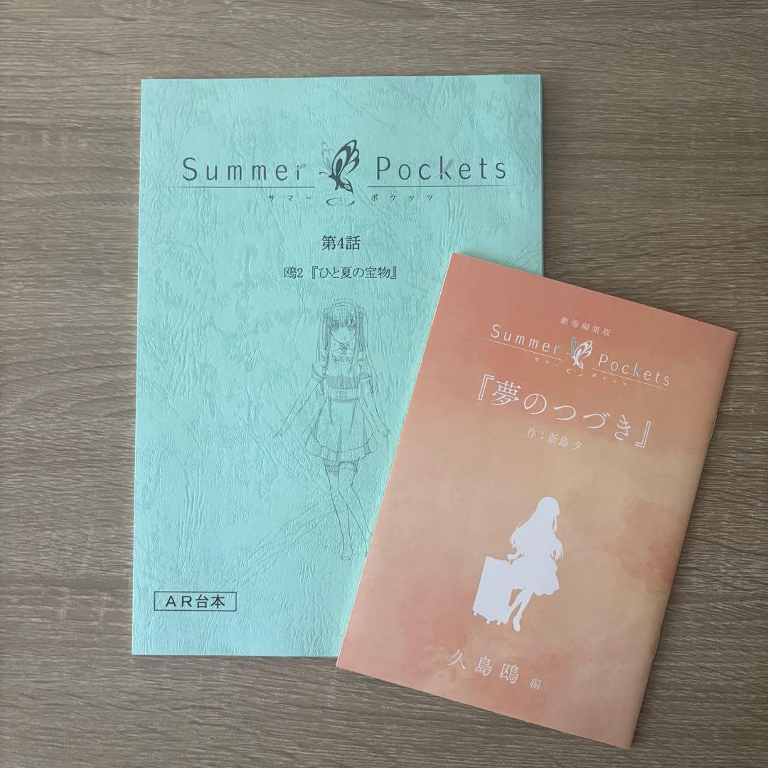 Summer Pockets 第4話 鴎２「ひと夏の宝物」　AR台本