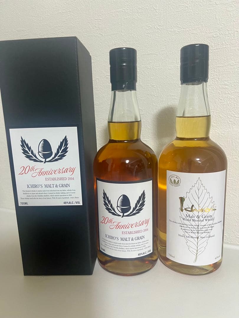 【終売】イチローズモルト20thアニバーサリーエディション＆ホワイトラベルセット