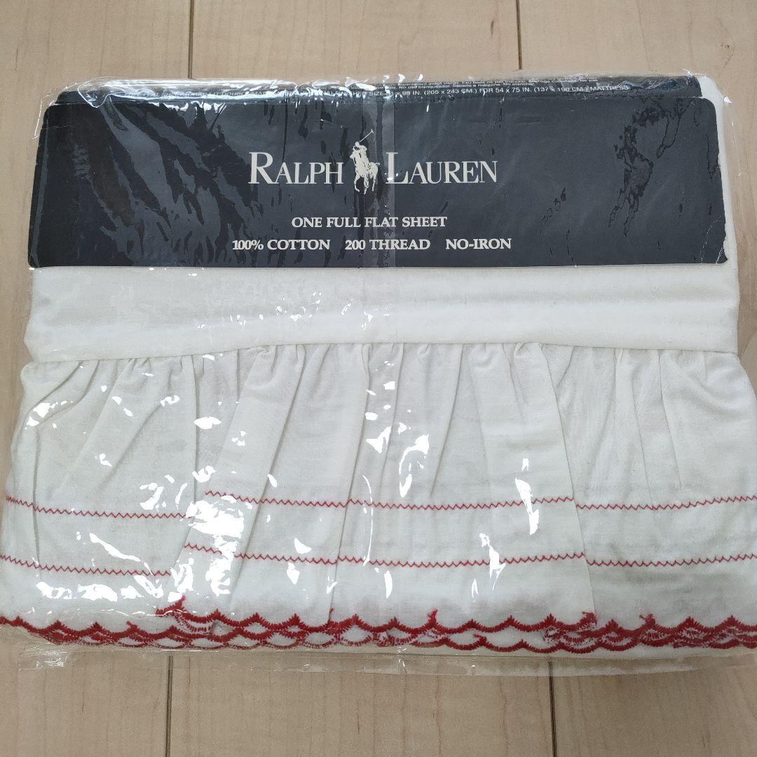 Ralph Lauren フラットシート 205x243cmアメリカ製