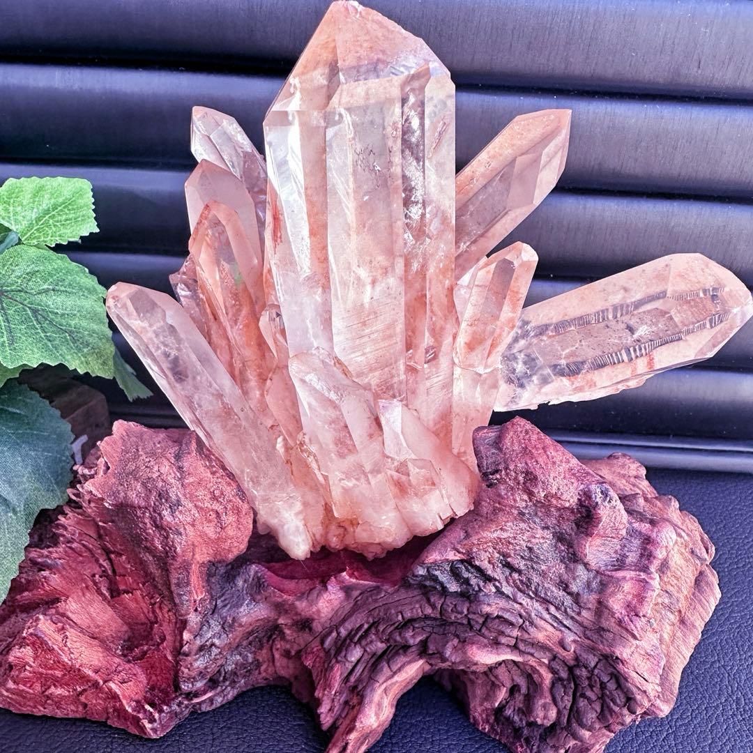 爆レア❗️高透明度❗️超綺麗♡超強いパワー ピンク ヒマラヤ クラスターA1435