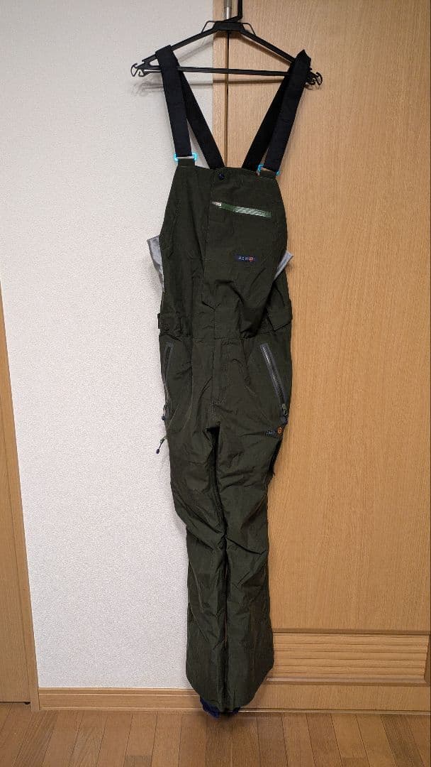 スノーボード REW KAMIKAZE BIB PANTS 15 ARMY GORE-TEX