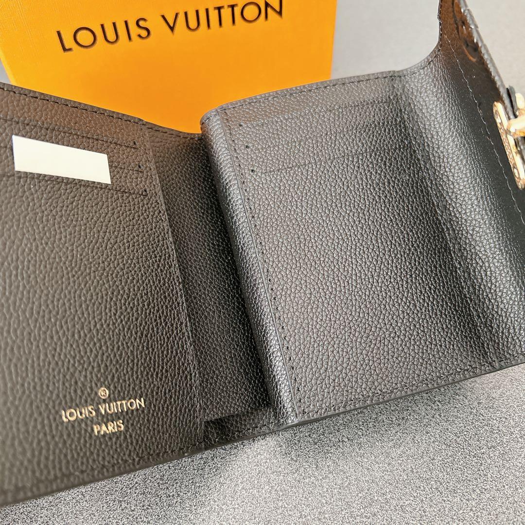 LOUIS VUITTON 二つ折り財布 ブラック