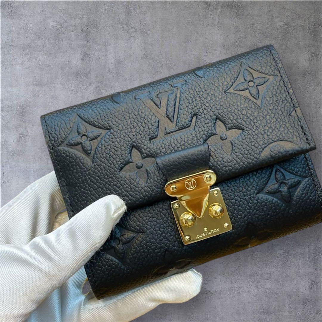 LOUIS VUITTON 二つ折り財布 ブラック