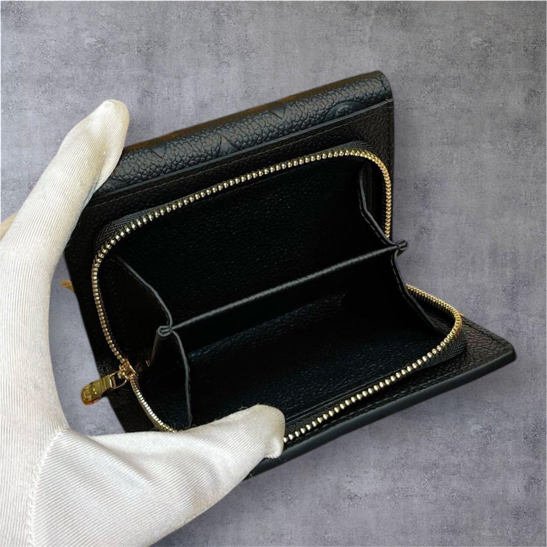 LOUIS VUITTON 二つ折り財布 ブラック
