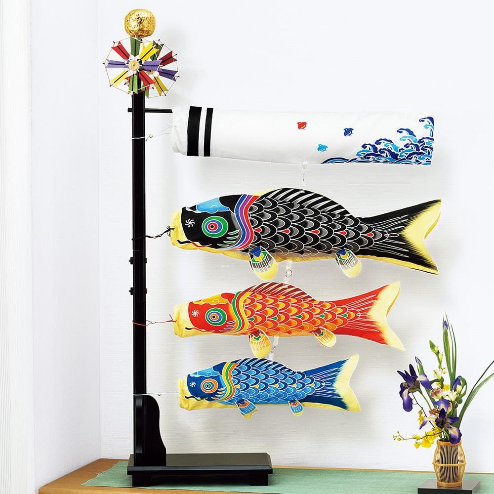 定価13.7万 ワタナベ鯉のぼり 手描き本染め／座敷鯉のぼり