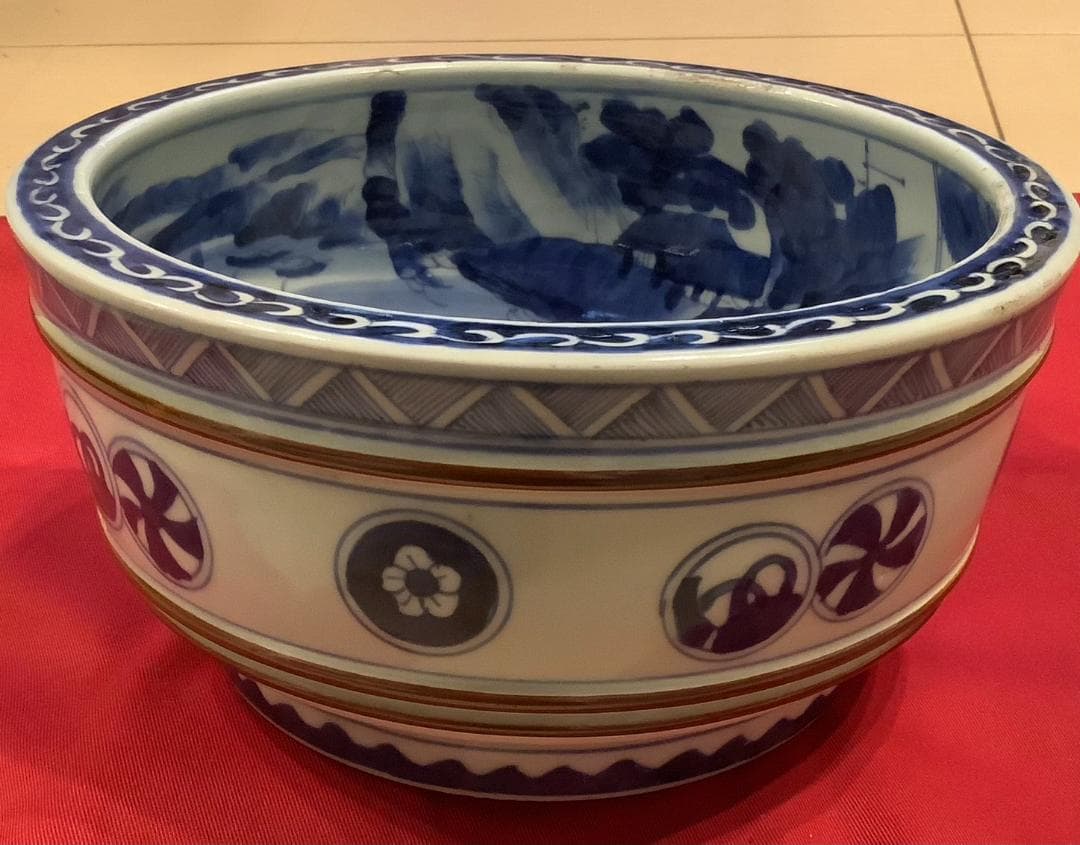 【古伊万里】染付　鉢　アンティーク