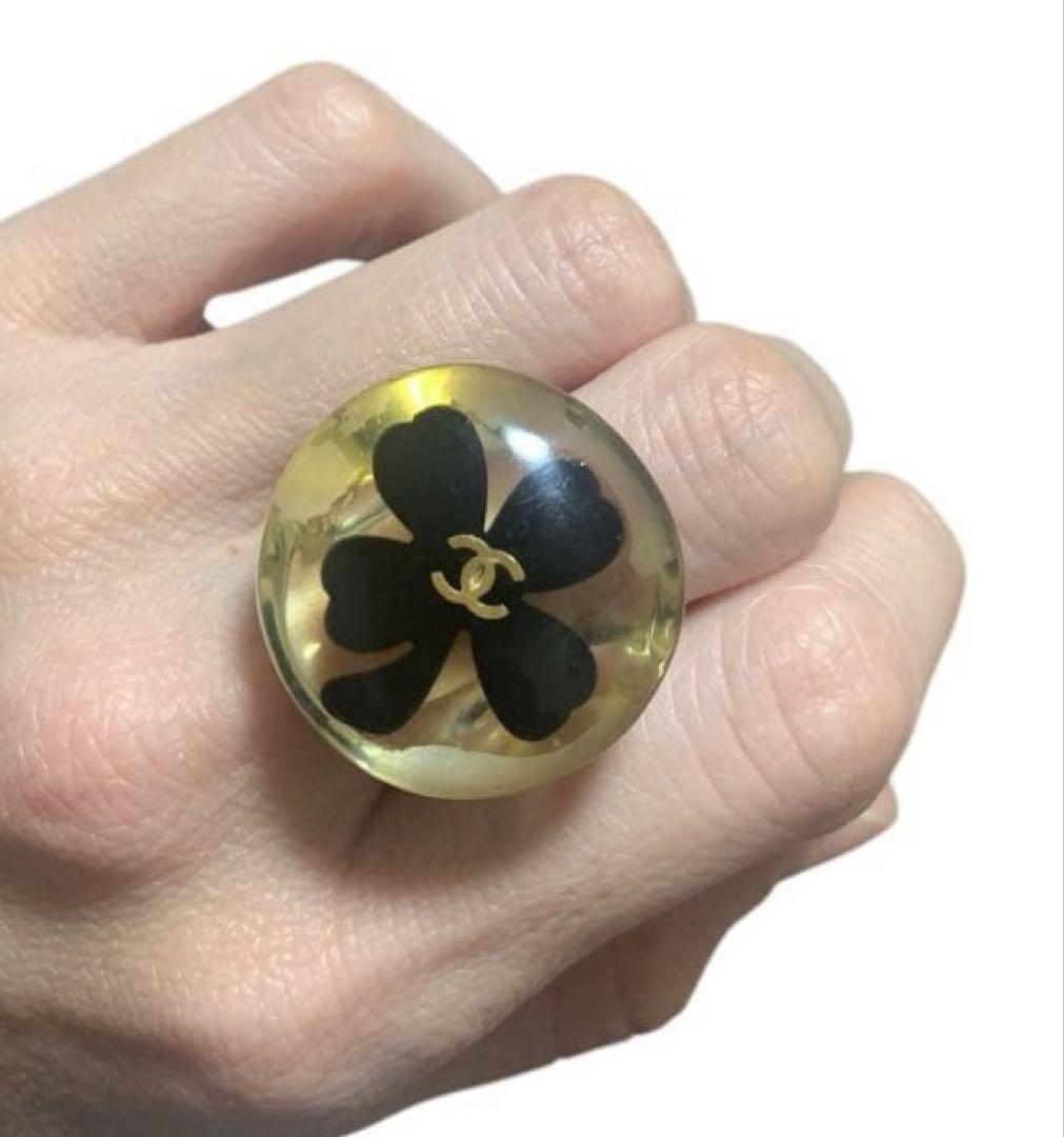 CHANEL フラワーモチーフリング