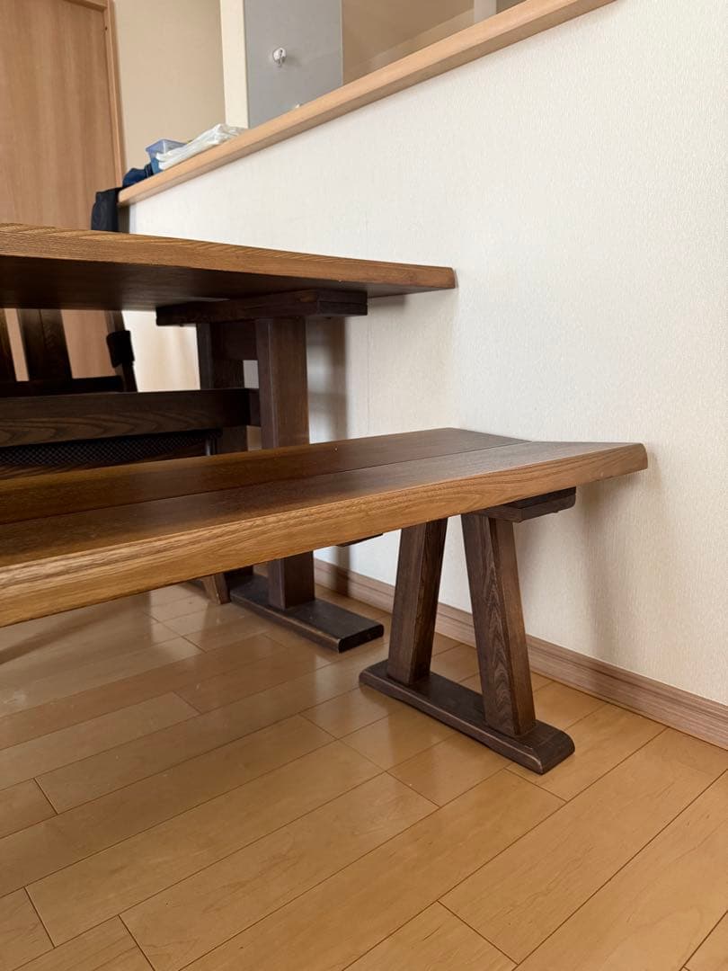 大塚家具「OTSUKA」ダイニングテーブル、チェアー、ベンチのセット