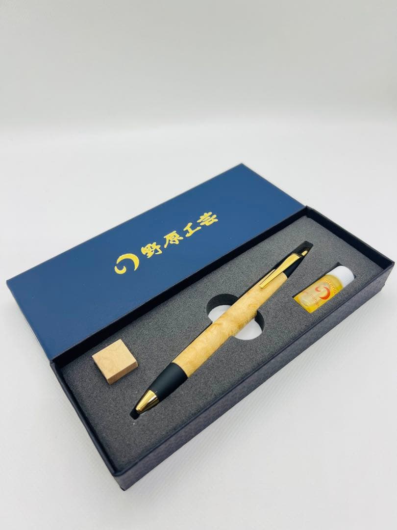 野原工芸　限定樹種　バーズアイメイプル　スタンダードボールペン