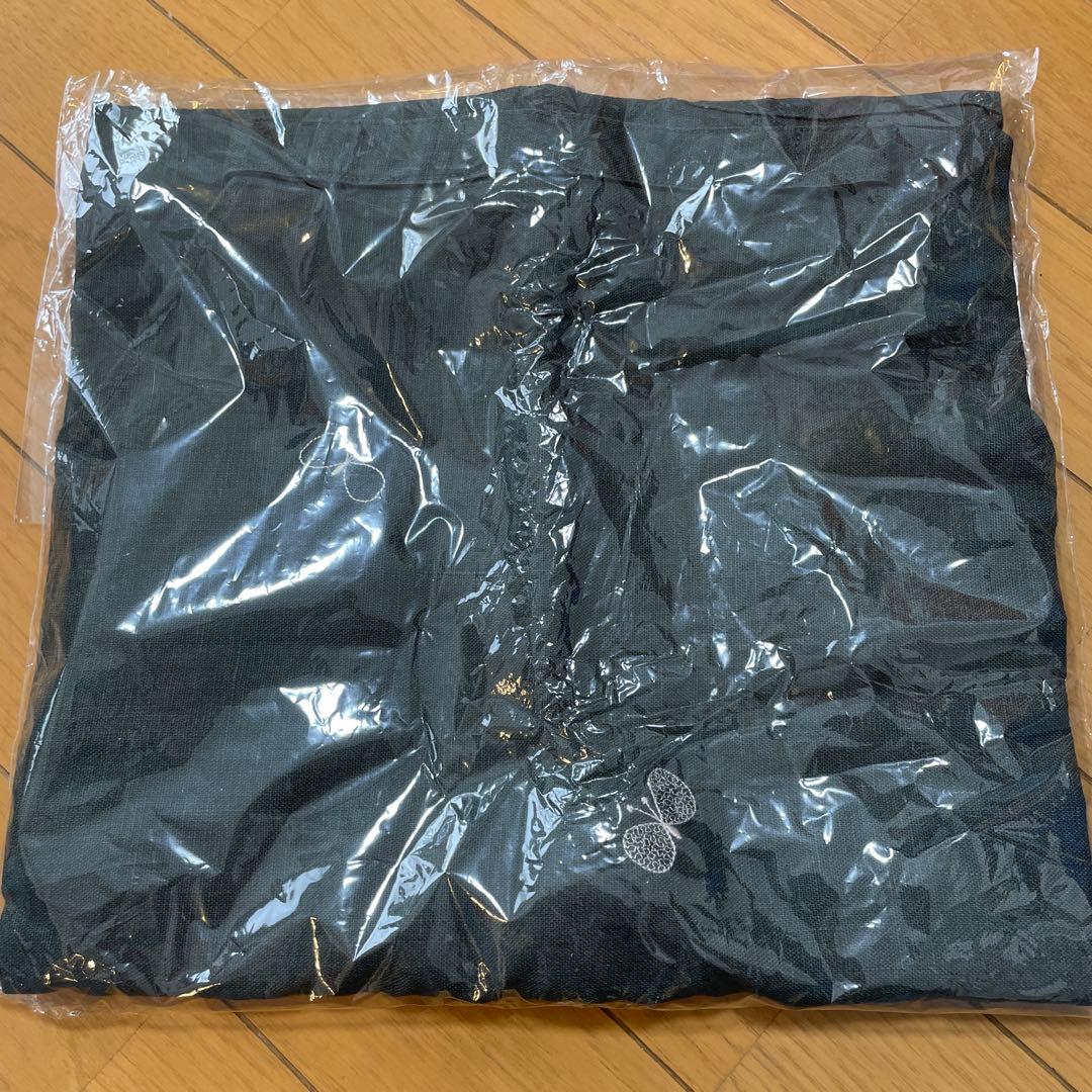 ミナペルホネンminaperhonen エプロン choucho ダークグリーン