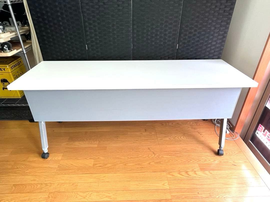 【名古屋引取限定 】オカムラ長机 折りたたみ式 オフィス 会議テーブル