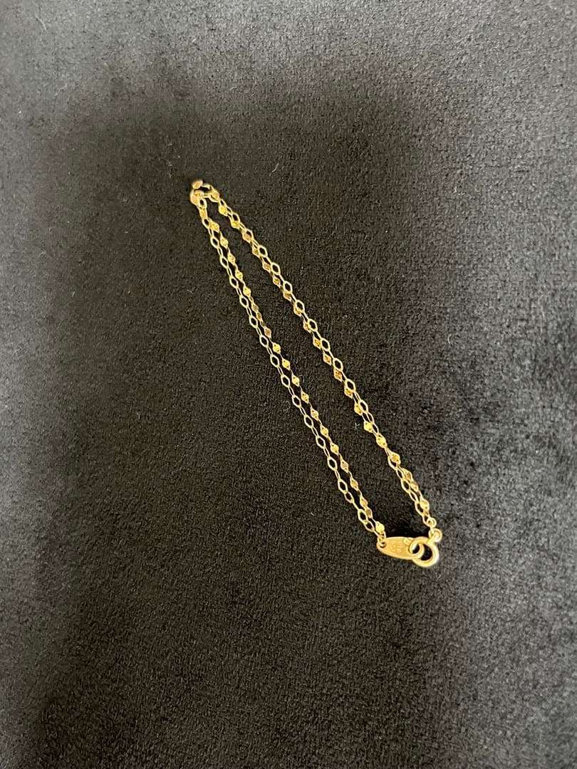 ete k10 イエローゴールド チェーンブレスレット