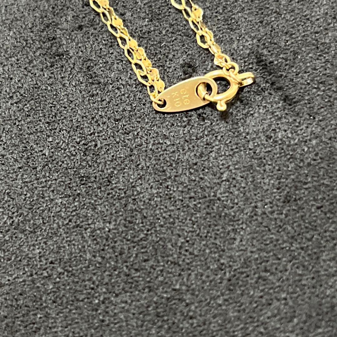 ete k10 イエローゴールド チェーンブレスレット