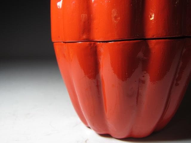 飛来一閑 菊大棗 裏千家 十五代 鵬雲斎花押！o551