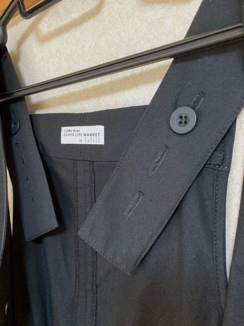 lelill レリル ジレエプロン ブラック S 飯島奈美 ほぼ日LIFE