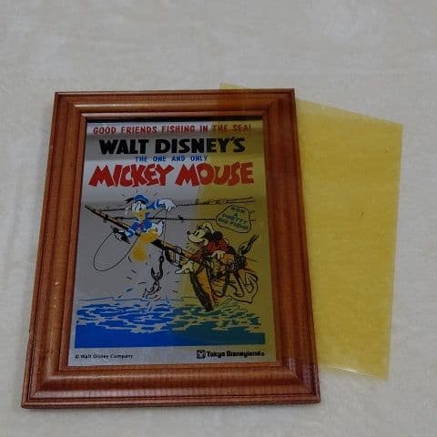 東京ディズニーランド ミッキー&ドナルド  ミラーアート フレーム入り