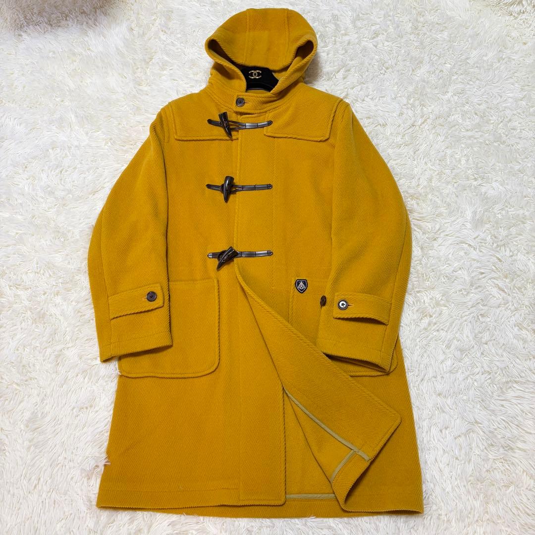Orcival オーシバル ダッフルコート ヘリンボーン マスタードイエロー 1