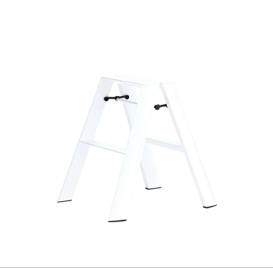 【未開封】ルカーノ ツーステップ スツール　ホワイト