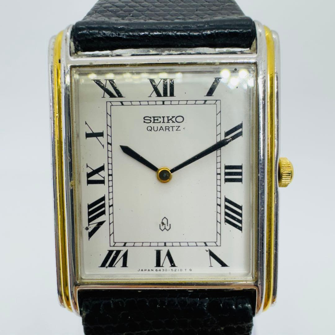 ✨SEIKO✨セイコー✨ドルチェ✨ホワイト文字盤✨6430-5110✨腕時計✨