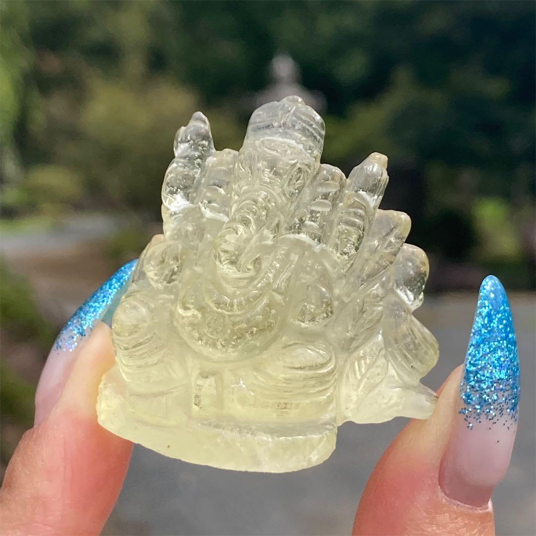 リビアングラス ガネーシャ  中