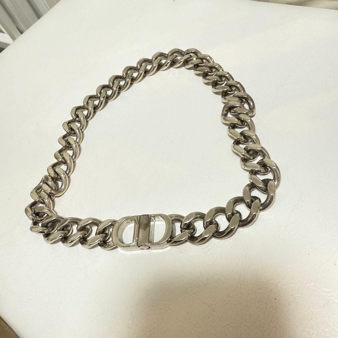 DIOR ロゴ　チェーンネックレス