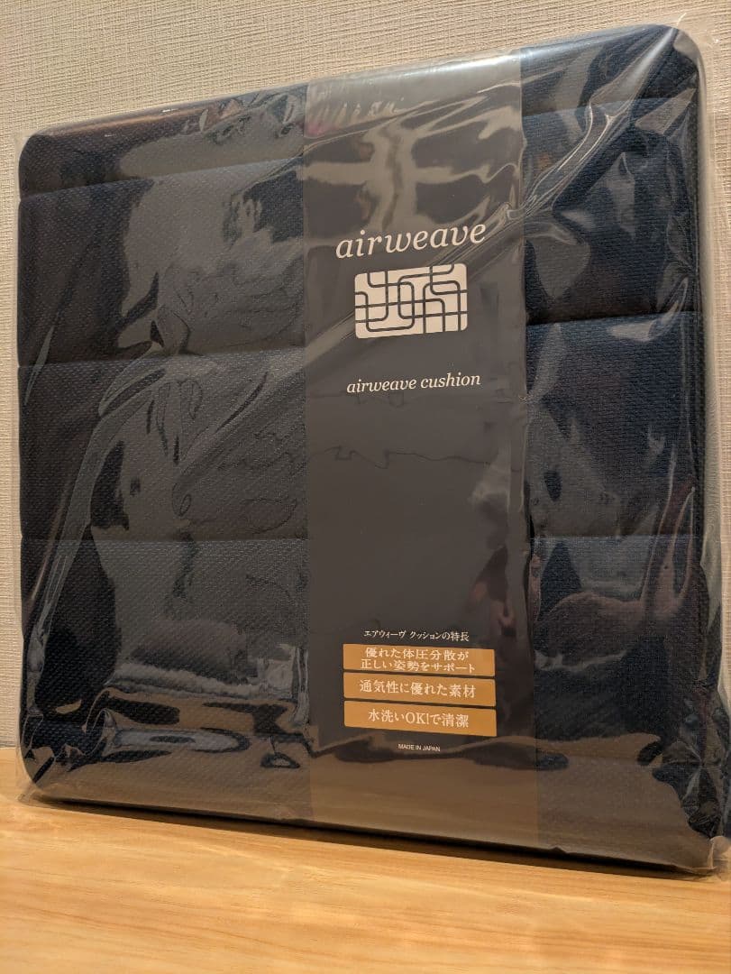 エアウィーヴ(airweave) クッション ネイビー