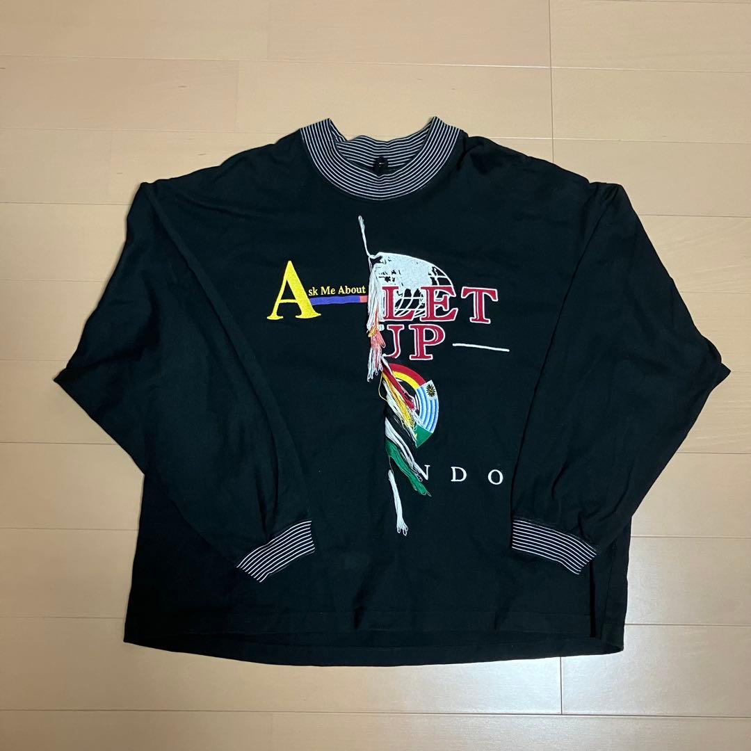 doublet 半分刺繍ロンT