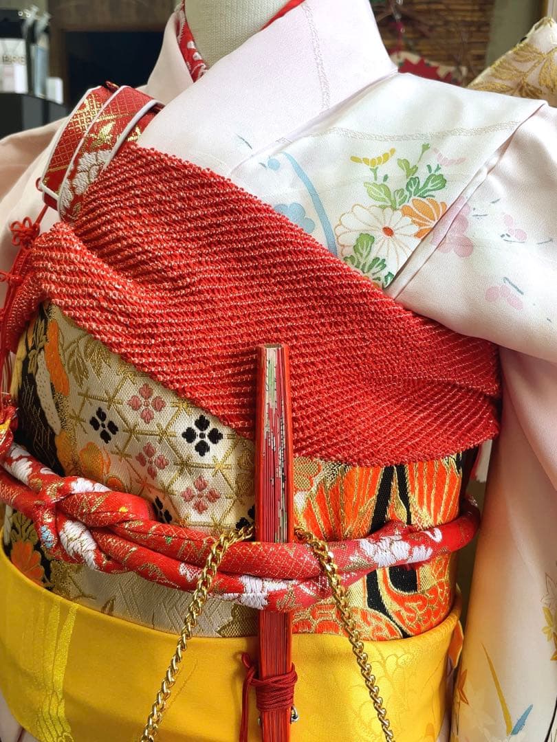 七五三7歳御所車草花文フルセット