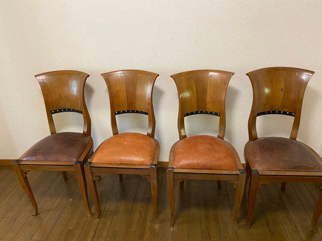 アンティーク　椅子　4客