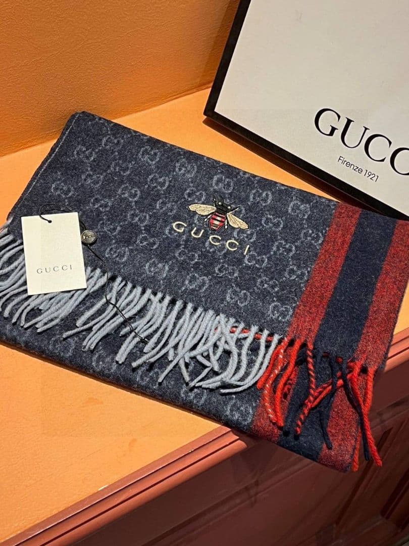 GUCCI　グッチ　マフラー　190×40cm