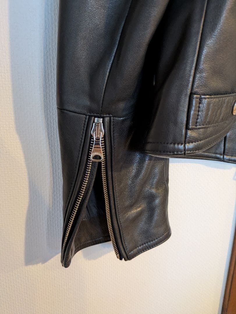 EMMETI エンメティ ブラック レザー シングルライダース 美品