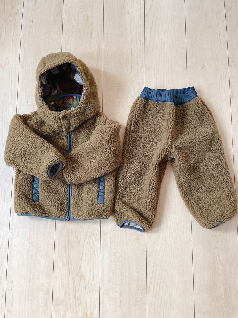 【値下げ】パタゴニア リバーシブル フーディ 2T 上下セット アウター パンツ