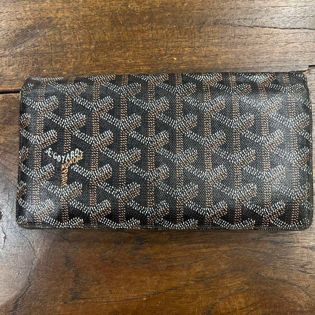 Goyard 長財布 ブラックブラウン