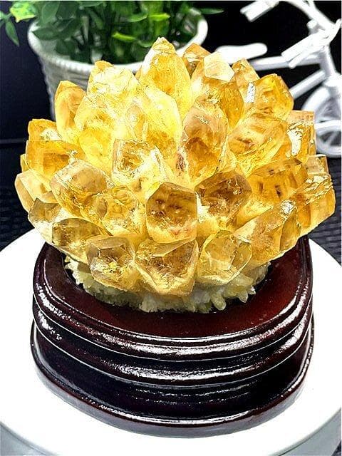 超綺麗★パイナップル水晶クラスターB89D6/198D25D