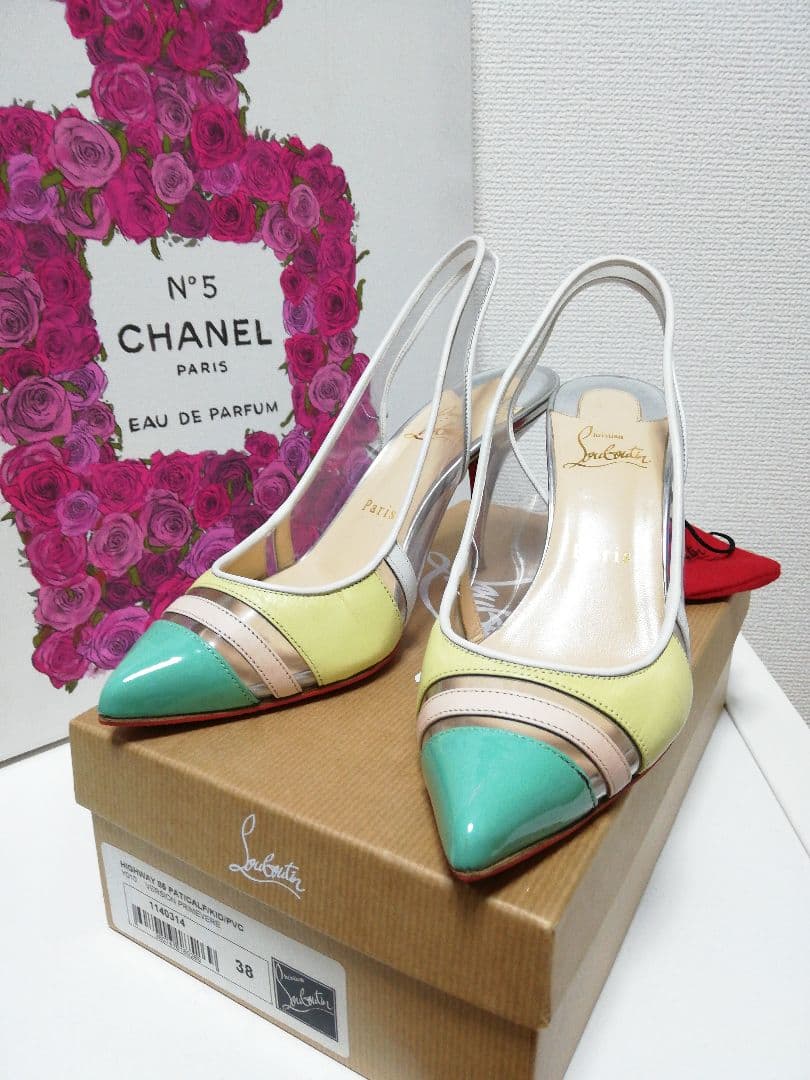 お値下げ!!★ルブタン★パンプス　PVCサンダル