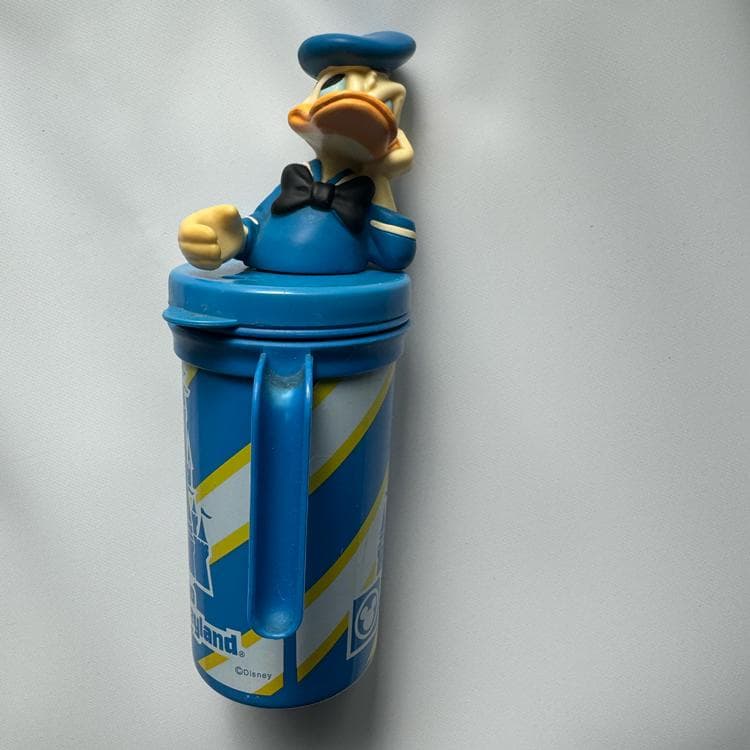 ヴィンテージ　ドナルド　ドリンクホルダー　80s　ディズニー