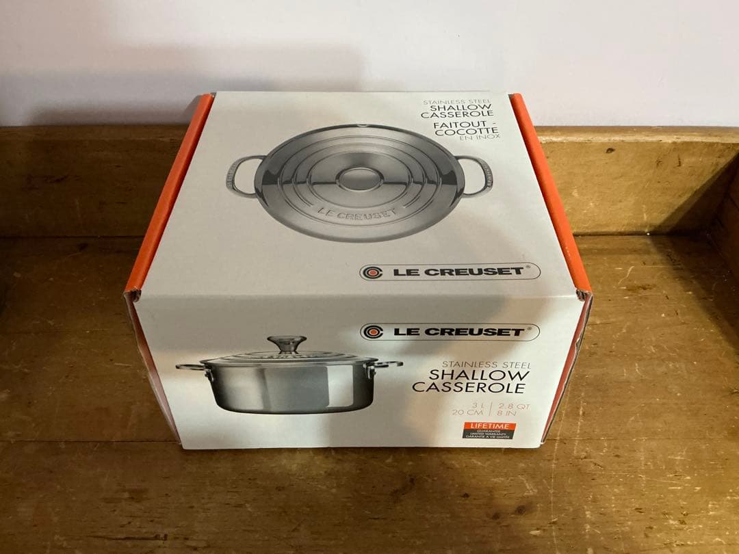 LE CREUSET SHALLOW CASSEROLE 3S ステンレス20
