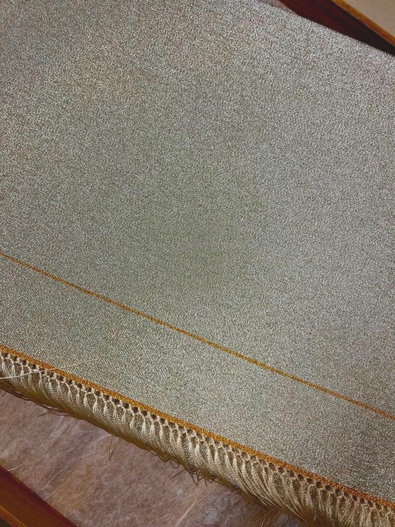 テーブルクロス　本綴れ　爪綴れ