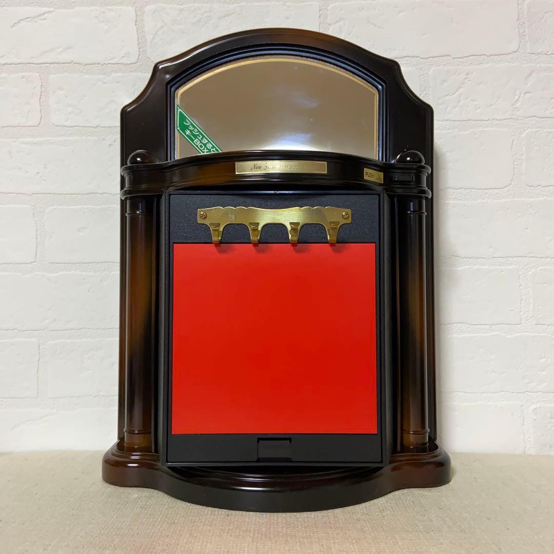 【値下げ】新品　まえじゅう漆器　ラウンドキーボックス　置き時計　取扱説明書付き