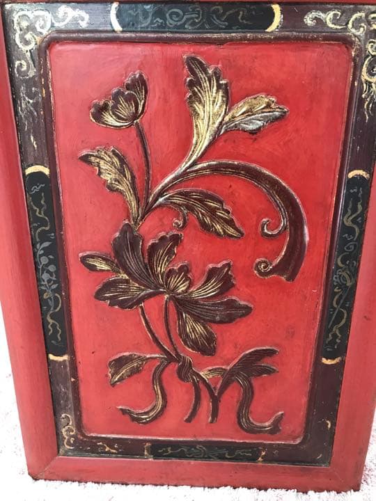 インテリア　アンティーク　中国　鏡　ミラー