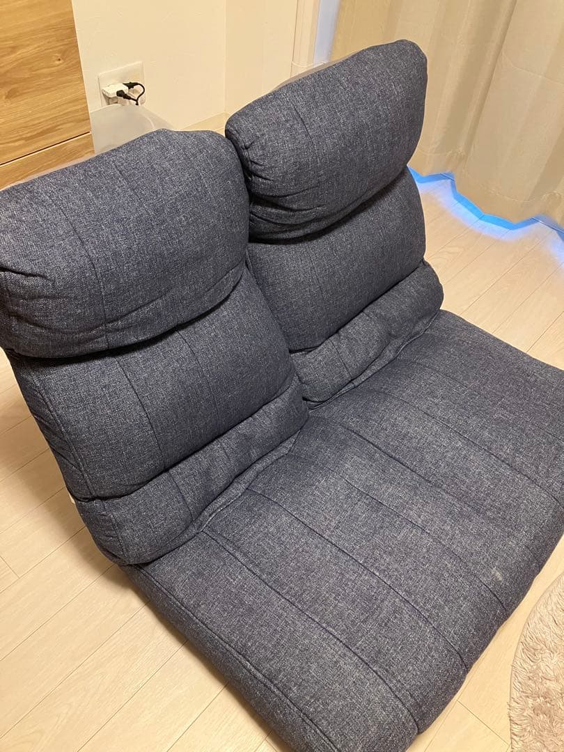 NITORI 2人掛け リクライニングソファ 座椅子（2/8までの出品）