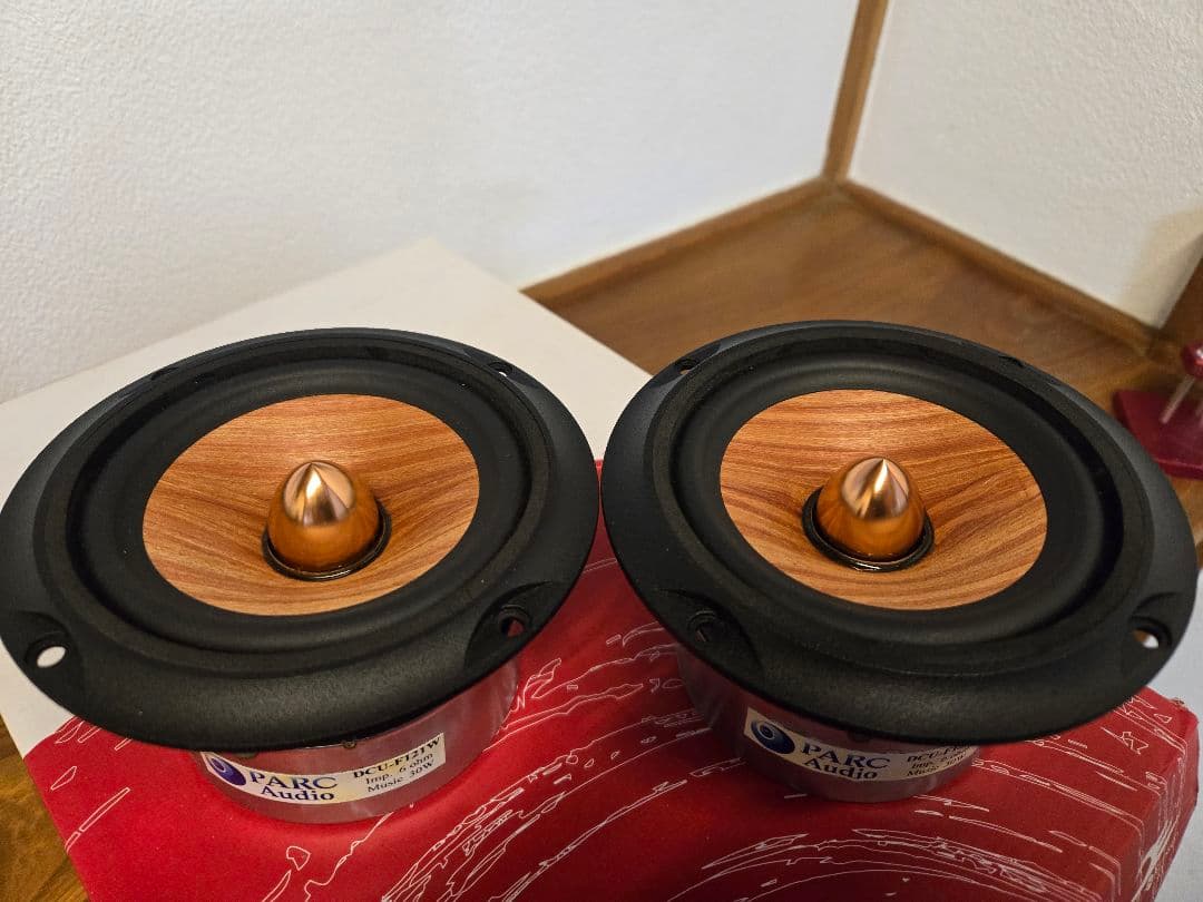 PARCAudio DCU-F121W 新品未使用ウッドコーンスピーカーユニット
