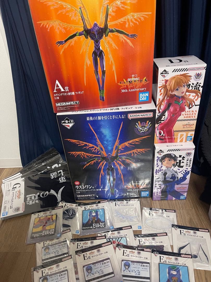 一番くじ　ラストワン　エヴァンゲリオン 初号機 フィギュア　A賞　B賞　D賞