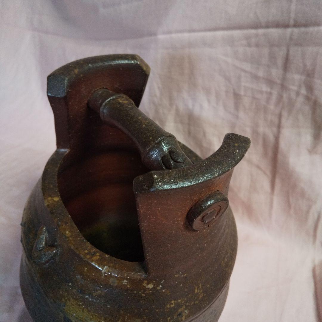 備前焼 小西陶古 花生け