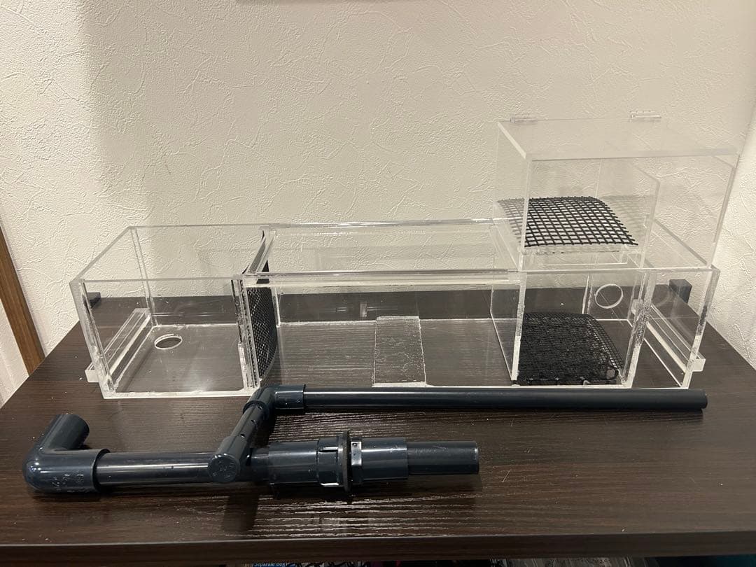 【訳あり】60㎝水槽用　上部濾過式アクアリウム水槽アクアポニックス仕様A