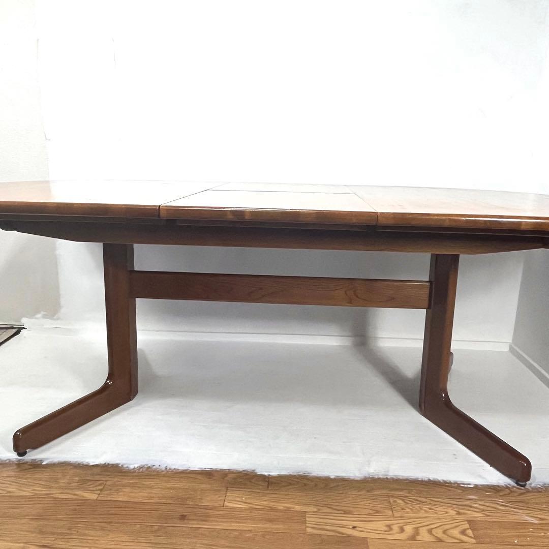 【希少/送料込み】オールドカリモク エクステンションテーブル　ダイニングテーブル