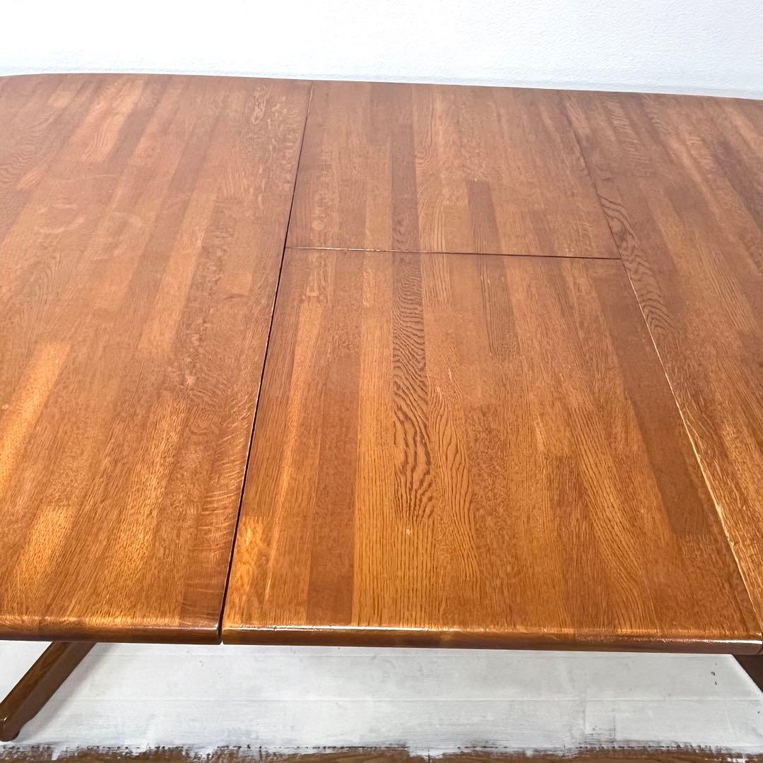 【希少/送料込み】オールドカリモク エクステンションテーブル　ダイニングテーブル