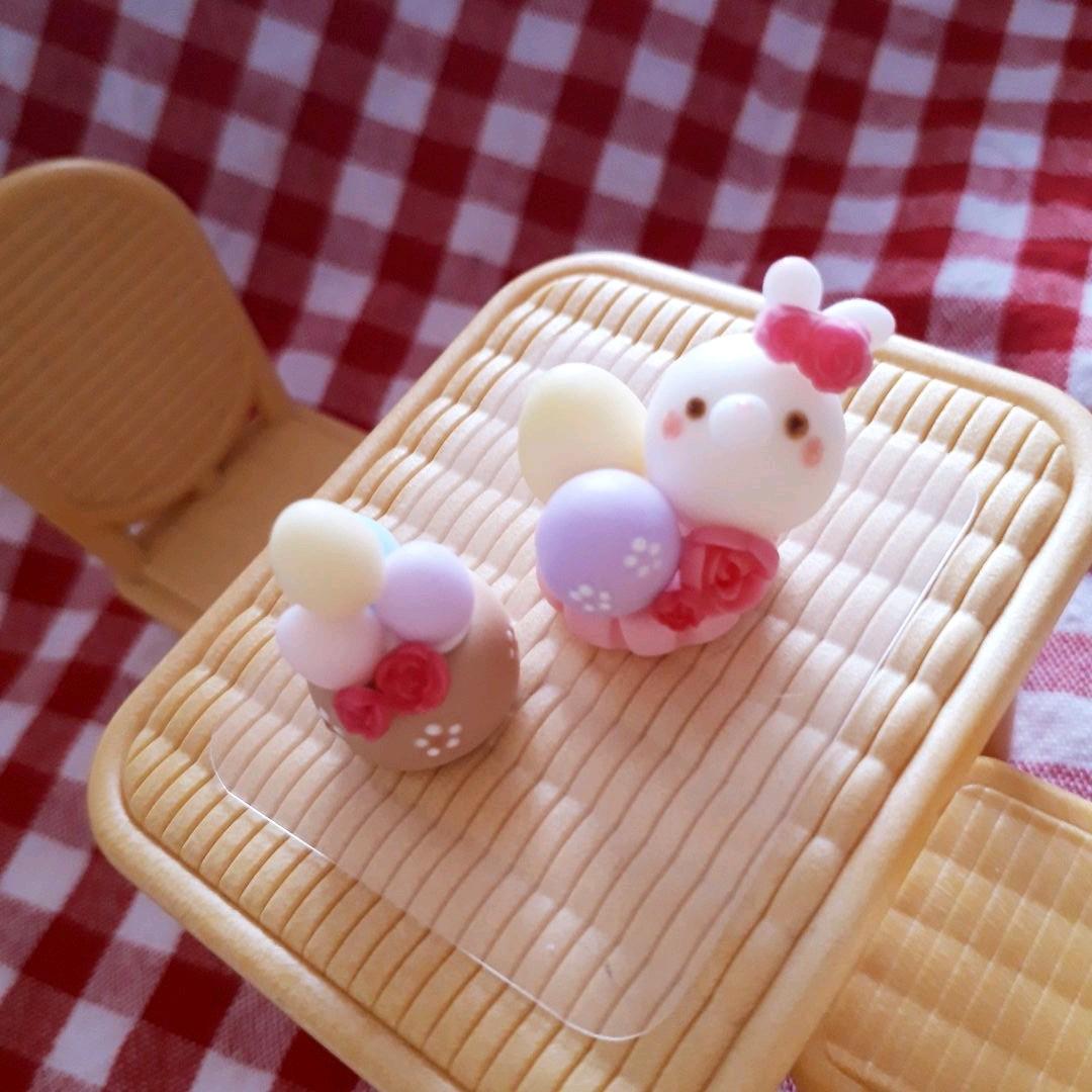 エッグタワーケーキ&タルトうさぎちゃん(白)