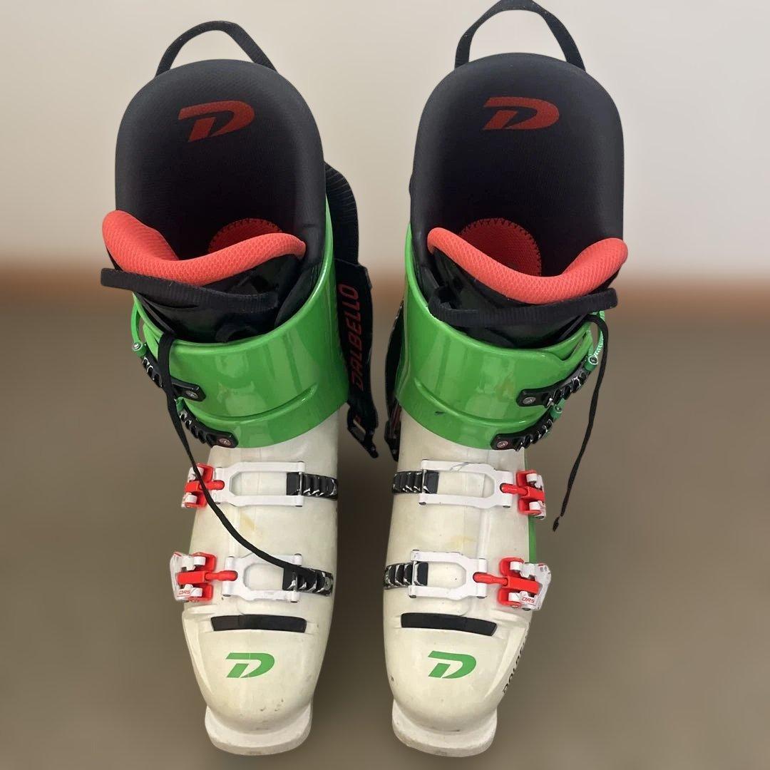 DALBELLO スキー ブーツ ホワイト/グリーン/レッド27.5センチ