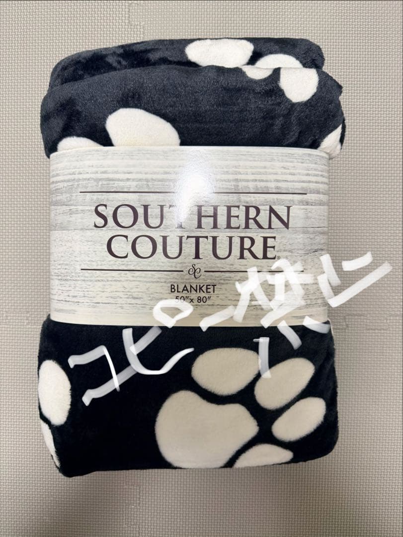 SOUTHERN COUTURE ブランケット 50x 80インチ 犬 肉球